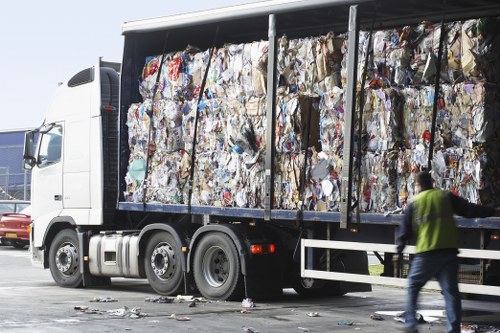 Customer selecting rubbish removal services in Hammersmith