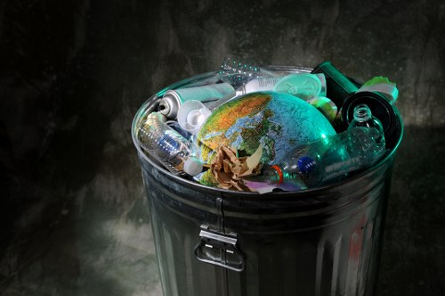 Types of skips displayed in Hammersmith